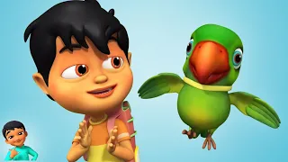 Main Tota, मैं तोता, Hindi Rhyme for Babies