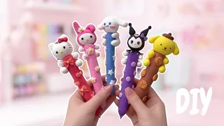 DIY Sanrio Pens – Cute & Easy Light Clay Idea