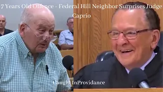 Caught In Providence - 7 Years Old Offence - Federal Hill Neighbor Surprises Judge Frank Caprio😄😄