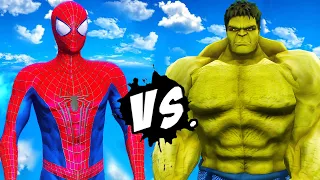 THE AMAZING SPIDER-MAN VS BIG HULK - EPIC SUPERHERO BATTLE