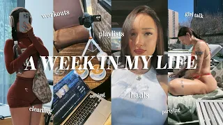 A WEEK IN MY LIFE | going out, work outs, opening up, etc.
