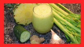 Jugo de PIÑA CON PEPINO (Delicioso) Receta rapida y facil