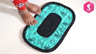3 Doormat Making from old Clothes l DIY Doormat l Old Clothes Hacks l Sonali's Creations