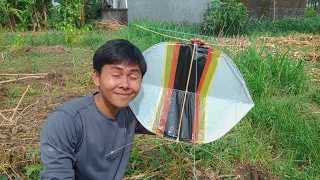 Buat Layangan Pecukan Mini Size - TERNYATA BEGINI CARANYA💯🪁