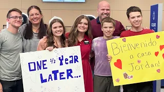 Jordan is HOME!! Reuniting with my family after 1.5 years