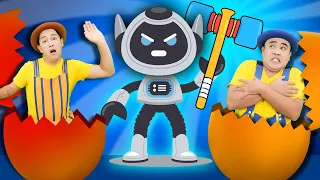 Robot - Surprise Eggs 🤖🥚 | TigiBoo Kids Songs