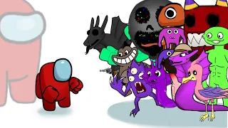 Mini Crewmate Kills Garten of BanBan 3 characters Compilation | Among us