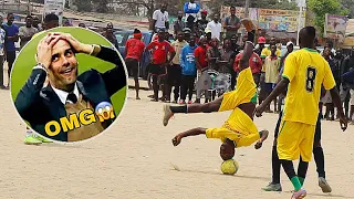 THE DRIBLES THEY USE IN FOOTBALL IS ALMOST IMPOSSIBLE 😱 1M✅ 10M views?🤔 MAMA ÁFRICA