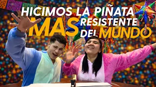 Hicimos la piñata más FUERTE Del MUNDO, y la pusimos a prueba (Creador_del_exito) 🪅
