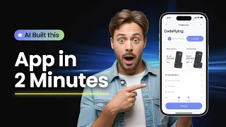 I Built a Full App on My Phone in 2 Minutes With NO CODE / CodeFlying Tutorial
