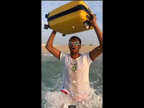 اروح لكأس العالم سباحة🏊 | #ShortsFIFAWorldCup