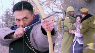 日軍圍攻欺辱姑娘，怎料神箭手及時出現，直接出手全殲日軍！ ⚔️ 抗日