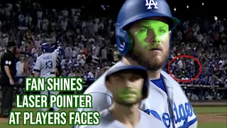Fan shines laser pointer in player's faces, a breakdown
