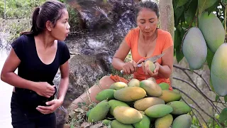 Top 5 Survival Skills and Cooking Videos with my daughter and Eating Delicious | Food My Village