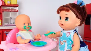 BABY ALIVE SOFIA FAZ MINGAU PARA O BEBÊ!