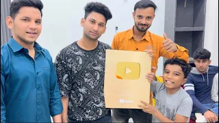 Golden Play Button Opening😊❤️😊🥰 Ashman King 👑