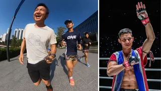 Training Muay Thai with Sua Black