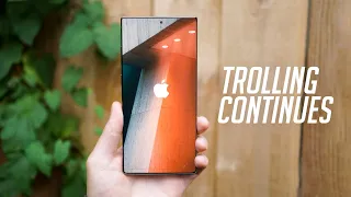 Samsung MOCKS iPhone 14 Pro