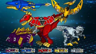 All Dino Zords of Prehistoric Warrior's // Los Dino Zords de Guerreros Prehistóricos
