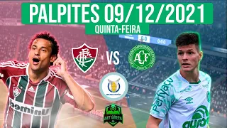 PALPITES DE FUTEBOL PARA O DIA 09/12/2021 (QUINTA-FEIRA) + BILHETES PRONTOS 🍀