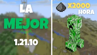 !GRANJA de POLVORA MINECRAFT JAVA 1.21.10 (bien explicado)