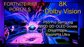 🚀 FORTNITE Last EVENT 8K | BRUTAL NIGHT in Dolby Vision on PS5 Pro & Samsung S90D