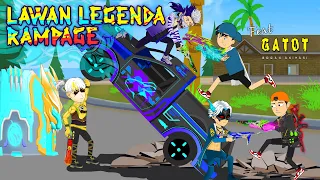 BERSAMA GATOT  @BocahAnimasi1 OBRAK ABRIK BERMUDA LAWAN 3 LEGENDA RAMPAGE - YU ANIMATION