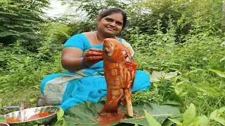 oil dabba lo fish thanduri#fish thanduri#mamatha natural food#