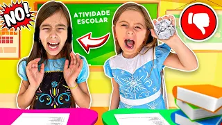 História para crianças sobre o Valor da Amizade na Escola | Jéssica Godar E Laurinha E Helena E G