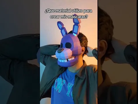 ¿Que material utilizo para crear mis máscaras? #fnaf #foxy #mask