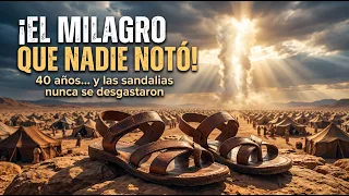 ¿Por qué las sandalias de Israel no se desgastaron durante 40 años? El milagro que casi nadie nota
