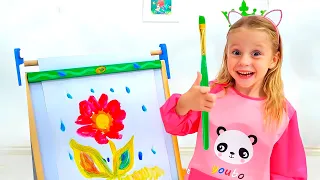Nastya y una amiga organizaron un concurso y otras historias divertidas con amigos