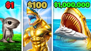 $1 To $1,000,000 MEGALODON In GTA 5!