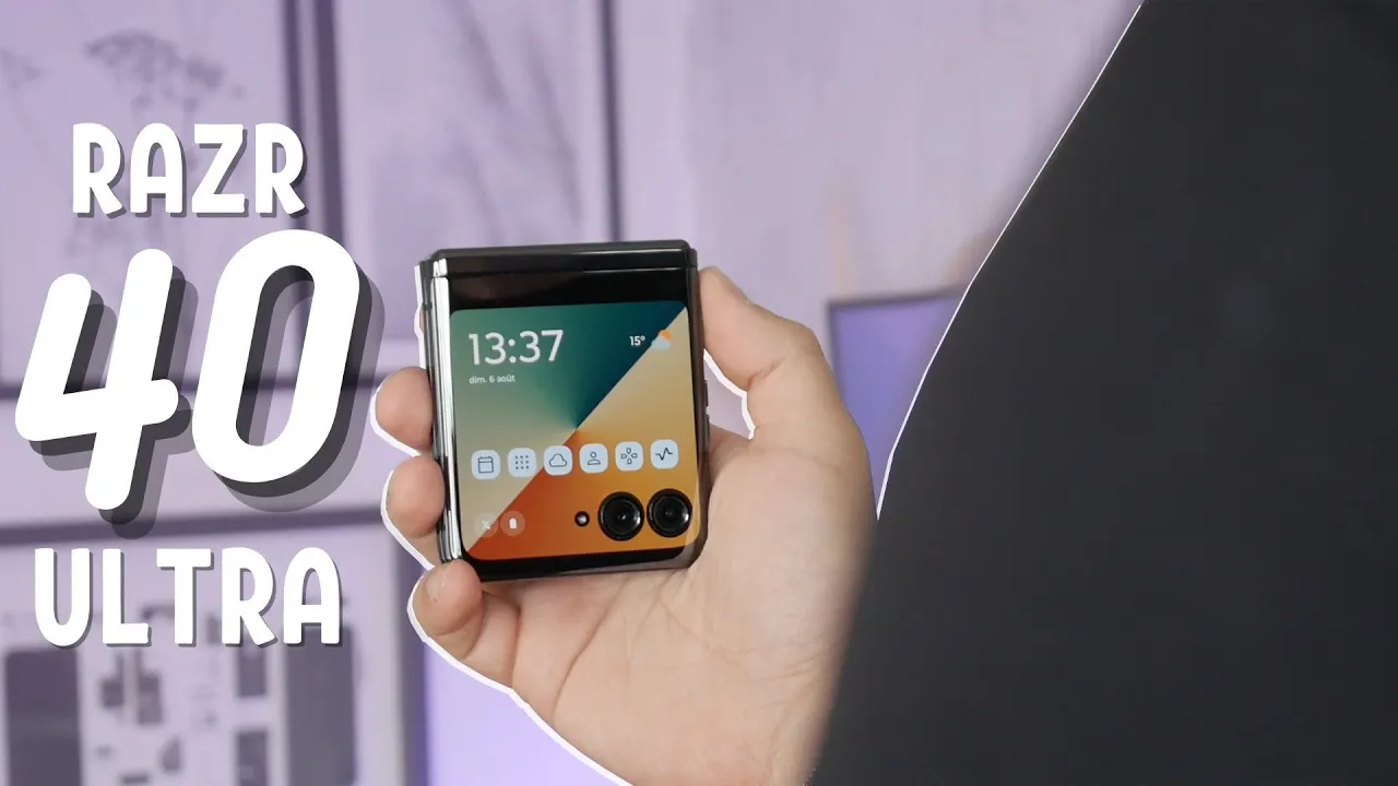 Vido-Test de Motorola Razr 40 Ultra par Avis Mobiles