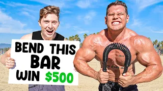 Bend The World's Strongest Bar, Win $500