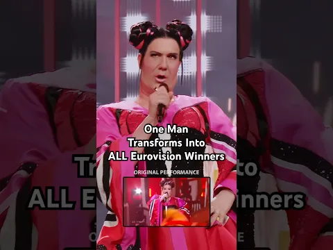Klemen as Netta | Eurovision Winners Video | Slovenia 🇸🇮 | #Eurovision2025