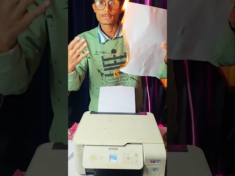 Printer ने आग भी प्रिंट कर दी 😱 | Level 1 to Level 5 Printer Experiment