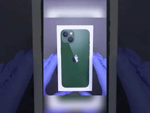 Green iPhone 13 Unboxing - ASMR