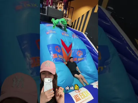 Papa vs katak lompat trampolin balon ‼️
