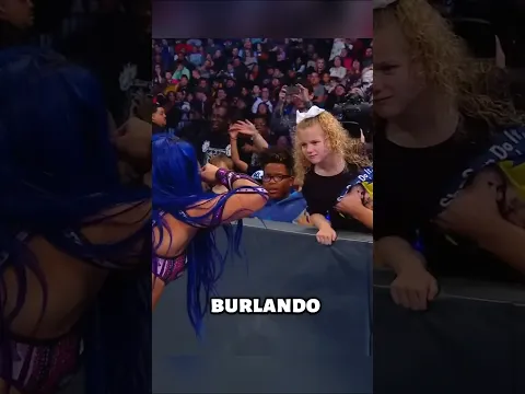 Esta luchadora se estaba burlando de una niña #wwe #wrestling