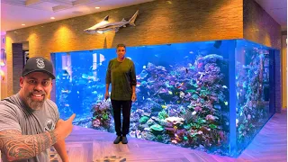 Inside the most EXPENSIVE Home Aquarium In the WORLD