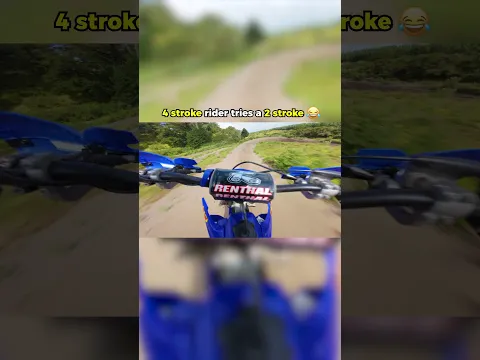 4 stroke rider tries a 2 stroke #2stroke #4stroke #yz250 #dirtbike #motocross