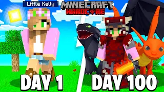 I Survived 100 DAYS in DRAGON FIRE in Minecraft ... Here's What Happened