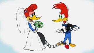 Woody Is In Love! | Woody Woodpecker | 1 Hour Compilation