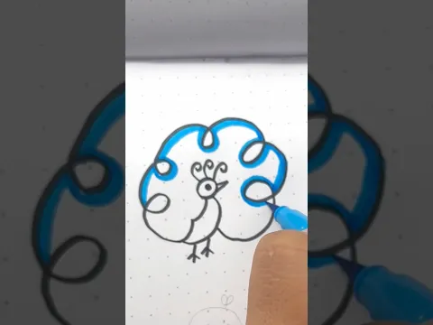 #peacock #drawingforkids #art #easydraw #drawing #easydrawing #firstdrawing #cute #easy