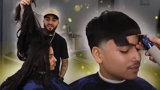 FIRST Haircut in 13 YEARS 😱 Gets an EDGAR!