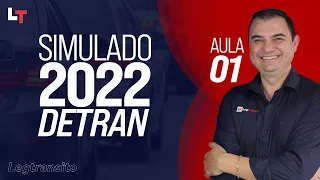 SIMULADO DETRAN QUESTÕES 2022 - AULA 01 #SimuladoLegTransito2022 #Detran2022