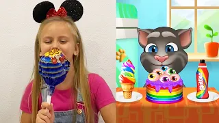 Diana Repeat after the Cat Talking Tom Challenge