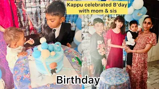 Divya made kappu’s B’day vlog / How to plan a surprise birthday party at home / Ghamu Saran