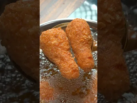 สูตรทำ KFC ที่ไม่ใช้ไก่ ให้น้องยอร์ชกิน #cooking #shorts